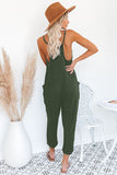 Sleeveless Wide Leg Loose Jumpsuit with Pocket