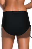 Drawstring Ruched Sides High Waist Swim Panty