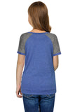 Raglan Sleeve Kid Tee with Side Buttons