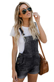 Suspender Bib Pocket Denim Short Overall