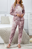 Tie Dye Knit Long Sleeve Joggers Set