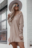 Taupe Long Sleeve Sweater Dress