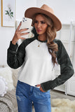 Camo Print Long Sleeve Sweatshirts