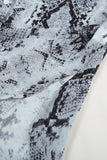 Python Print Short Sleeve Shirt    Leopard Print Short Sleeve Shirt