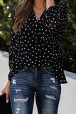 Love You Boo Balloon Sleeve Blouse
