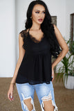 From A Dream Lace Tank Top with Vest