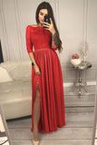 Off Shoulder Lace Bodice High Waist Maxi Skirt Evening Dress