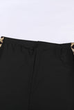 Leopard Splicing Mid Waist Stretchy Skinny Pants