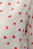 Love You Boo Balloon Sleeve Blouse