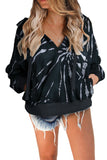 Cotton Pocketed Tie-dye Hoodie