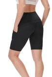 High Waist Tummy Control Side Pockets Biker Yoga Shorts