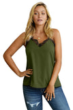 Eyelash Lace Trim Cami Tank