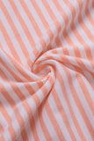 Flutter Shoulder Striped Print Tank Top