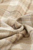 Plaid Shirt Hooded Coat