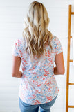 Print T-shirt with Sequin Pocket