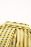 Striped Buttons Closure Long Sleeve Shirt