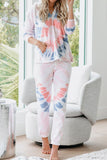 Multicolor Utopia Tie Dye Hoodie Joggers Loungewear
