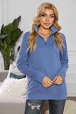 Zip Collar Sweatshirt