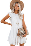 Pocket Tiered Ruffled Mini Dress