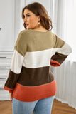 Pullover Colorblock Winter Sweater