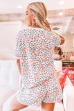 Lips Leopard Print Summer Lounge Set