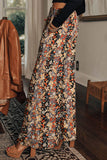 Floral Print High Waist Wide Leg Pants