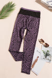 Mocha Leopard Print Active Leggings