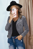 Suede Moto Jacket