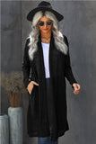 Slouchy Pocketed Knit Longline Cardigan
