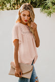 Flutter Sleeves Sheer Textured Babydoll Top