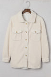 Flap Pockets Button Front Jacket