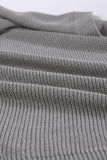 Solid Ribbed Knit Slim-fit Tank