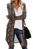 Print Long Cardigan