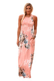 Floral High Waist Maxi Dress