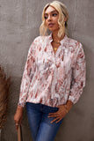 Multicolor Pattern Print Button Down Shirt