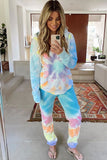 Multicolor Utopia Tie Dye Hoodie Joggers Loungewear