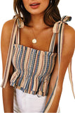 Summer Elastic Cropped Cami