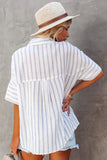 Pocketed Striped Shirt