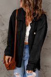 Flap Pockets Button Front Jacket