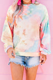 Tie-dye Knit Sweatshirt