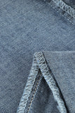 High Rise Slit Anklet Flare Jeans