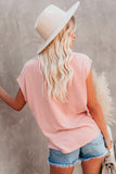 Pocketed Tee with Side Slits