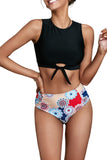 Tie Knot High Waist Bikini