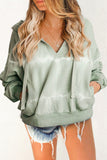 Cotton Pocketed Tie-dye Hoodie