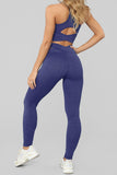 Crisscross Sports Bra and Leggings Set