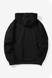 Letter Print Men's Hoodie with Kangaroo Pocket