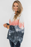 Ombre Tie Dye Pullover Top