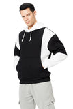 Men Colorblock Pullover Long Sleeve Hoodie