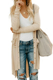 Selected Button Pocketed High Low Cardigan