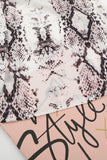 Python Print Short Sleeve Shirt    Leopard Print Short Sleeve Shirt